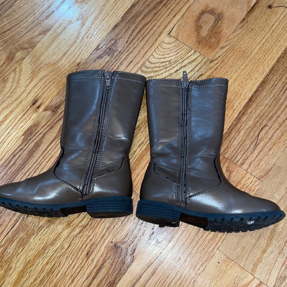 GAP toddler brown high boots brown 9 T Toddler 9T
